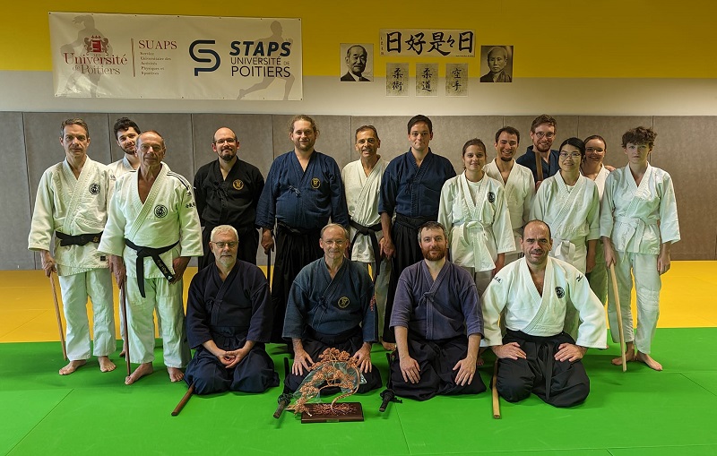 20221119 Christian Brun Georges Barentin KATORI SHINTO RYU Poitiers